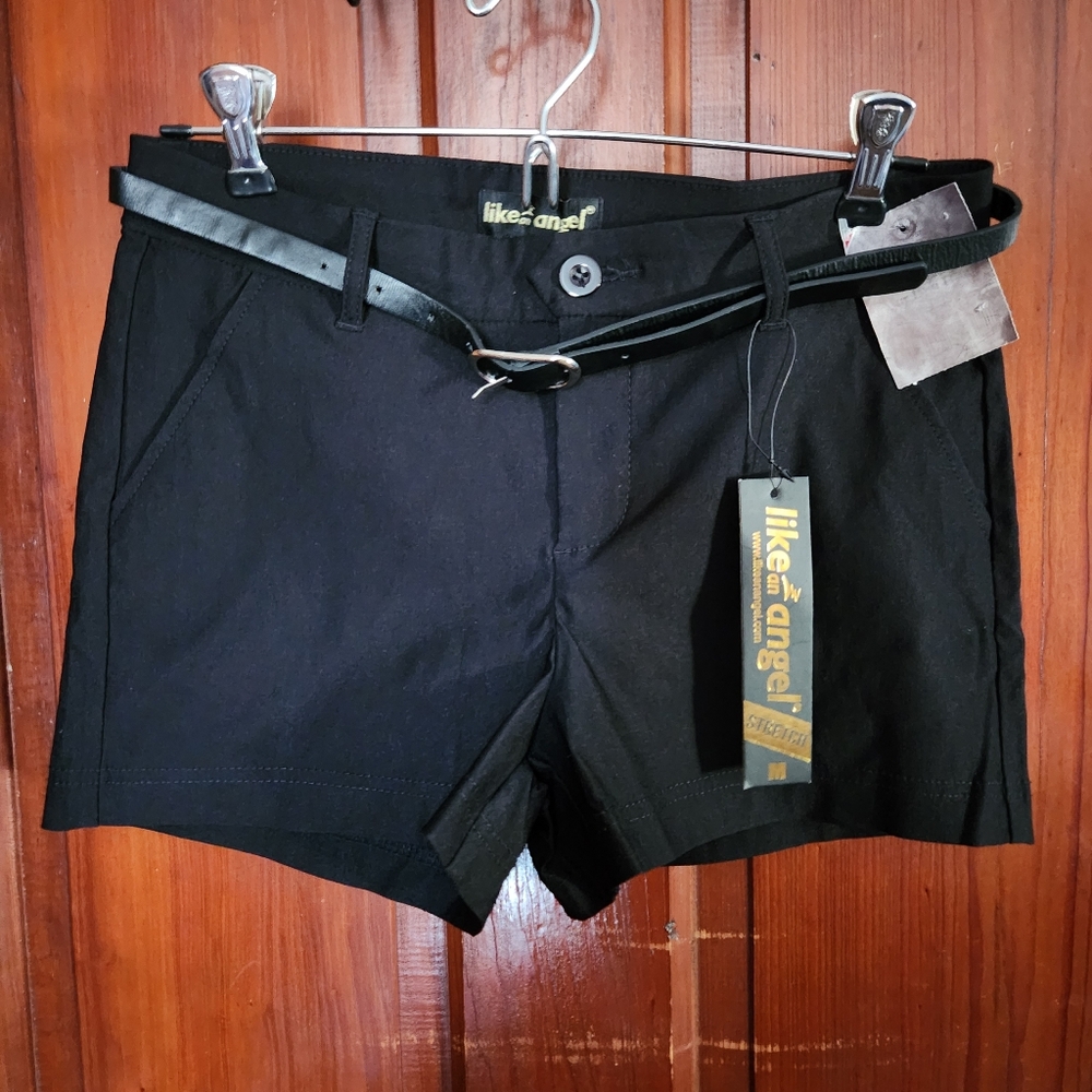 Like an Angel Black Dress Shorts Medium